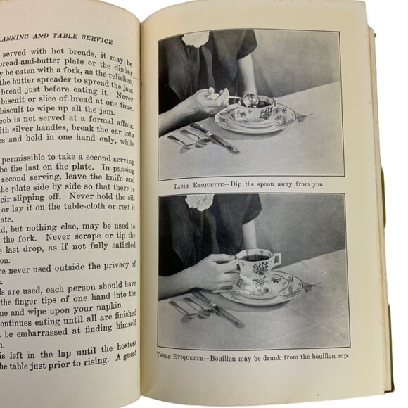 Meal Planning & Table Service N Beth Bailey 1936 Hardcover Revised Edition - Picture 10 of 16
